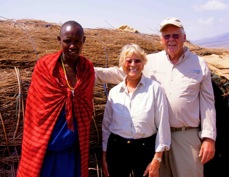 Masai Chief, Sally and David 0776