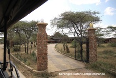 11b Serengeti Safari Lodge entrance